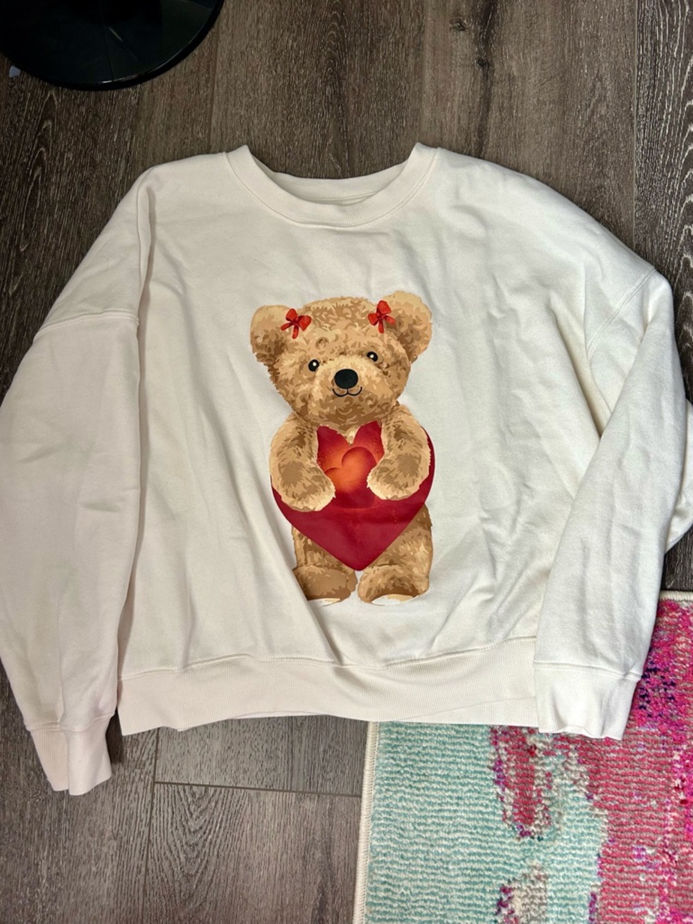 Grayson Threads Valentine Bear Crewneck Sweatshirt